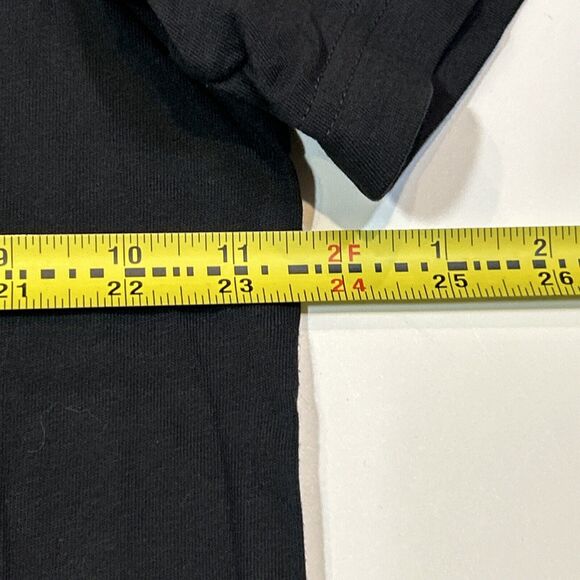 Reebok Spellout Logo Shirt Adult Extra Large XL Black Short Sleeve Basketball - Picture 10 of 12